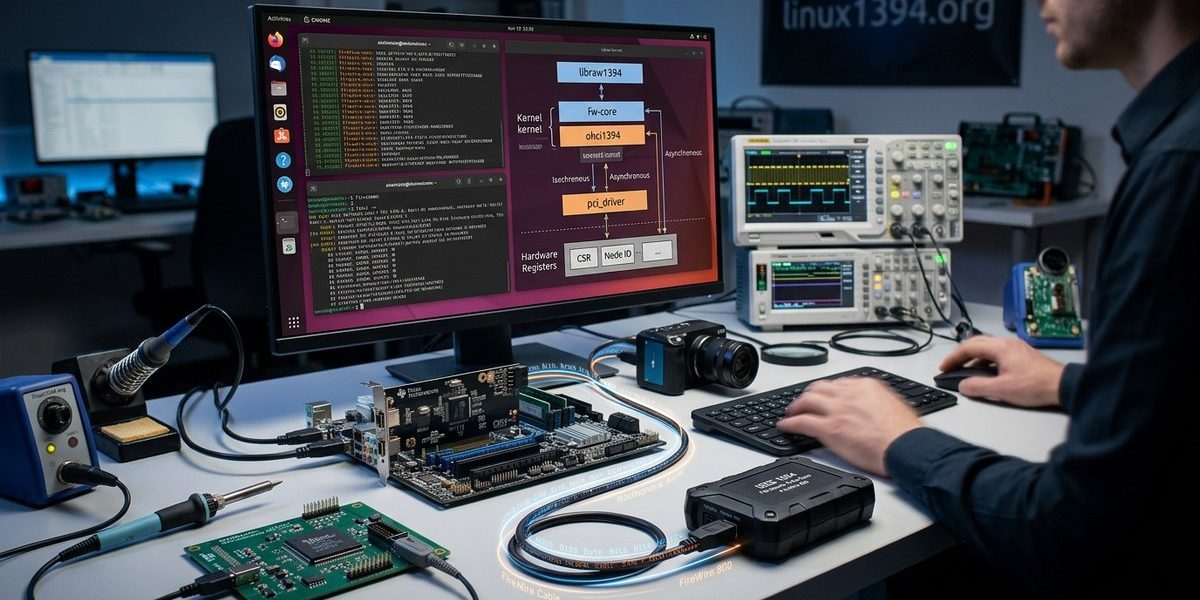Understanding Low-Level FireWire Hardware Communication on Linux