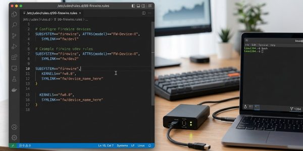 How to Configure udev for Persistent FireWire Device Names on Linux